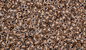 Matubo Seed Bead 11/0 : Crystal - Copper-Lined
