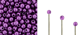 Finial Half-Drilled Round Bead 2mm Tube 2.5" : ColorTrends: Saturated Metallic Spring Crocus