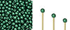 Finial Half-Drilled Round Bead 2mm : ColorTrends: Saturated Metallic Martini Olive