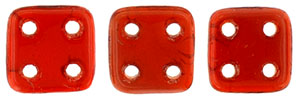 CzechMates QuadraTile 6mm : Siam Ruby