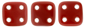 CzechMates QuadraTile 6mm : Opaque Red