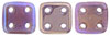 CzechMates QuadraTile 6mm : Luster Iris - Milky Amethyst