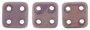 CzechMates QuadraTile 6mm Tube 2.5" : Luster - Opaque Lilac