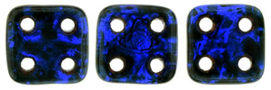 CzechMates QuadraTile 6mm Tube 2.5" : Cobalt - Picasso