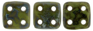 CzechMates QuadraTile 6mm : Opaque Olive - Picasso