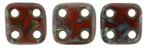 CzechMates QuadraTile 6mm : Opaque Red - Picasso