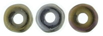 Ring Bead 4 x 1mm : Iris - Brown