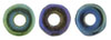 Ring Bead 4 x 1mm : Iris - Blue