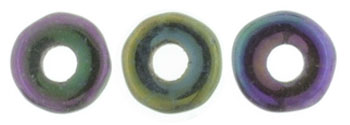 Ring Bead 1/4mm Tube 2.5" : Iris - Purple