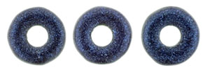 Ring Bead 4 x 1mm : Metallic Suede - Blue