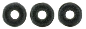 Ring Bead 4 x 1mm : Metallic Suede - Dk Forest