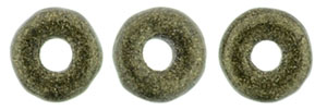Ring Bead 1/4mm Tube 2.5" : Metallic Suede - Gold