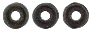 Ring Bead 1/4mm Tube 2.5" : Metallic Suede - Dk Green
