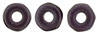 Ring Bead 4 x 1mm : Metallic Suede - Dk Plum