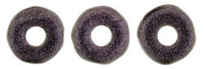 Ring Bead 4 x 1mm : Metallic Suede - Pink