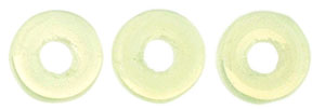 Ring Bead 1/4mm Tube 2.5" : Milky Jonquil