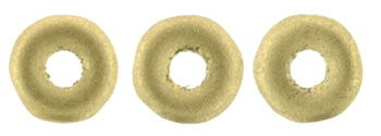 Ring Bead 4 x 1mm : Matte - Metallic Flax