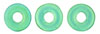 Ring Bead 4 x 1mm : Luster Iris - Atlantis Green