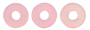Ring Bead 1/4mm Tube 2.5" : Matte - Milky Pink