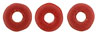 Ring Bead 4 x 1mm : Matte - Opaque Red