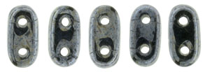 CzechMates Bar 6 x 2mm Tube 2.5" : Hematite