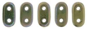 CzechMates Bar 6 x 2mm : Oxidized Bronze Clay