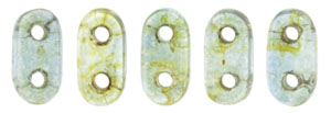 CzechMates Bar 6 x 2mm : Luster - Transparent Green