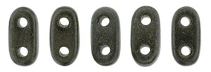 CzechMates Bar 6 x 2mm : Metallic Suede - Dk Green