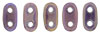 CzechMates Bar 6 x 2mm : Luster Iris - Milky Amethyst