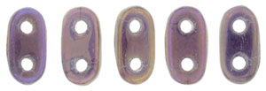 CzechMates Bar 6 x 2mm Tube 2.5" : Luster Iris - Milky Amethyst