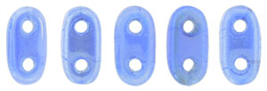 CzechMates Bar 6 x 2mm : Luster Iris - Milky Sapphire