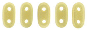 CzechMates Bar 6 x 2mm Tube 2.5" : Sueded Gold Opaque Lt Beige