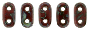 CzechMates Bar 6 x 2mm : Opaque Red - Picasso