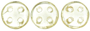 CzechMates QuadraLentil 6mm : Luster - Transparent Champagne