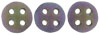 CzechMates QuadraLentil 6mm : Matte - Iris - Purple