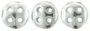 CzechMates QuadraLentil 6mm Tube 2.5" : Silver