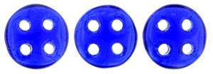 CzechMates QuadraLentil 6mm Tube 2.5" : Cobalt