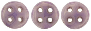 CzechMates QuadraLentil 6mm Tube 2.5" : Luster - Opaque Lilac