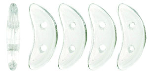 CzechMates Crescent 10 x 3mm : Crystal