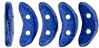CzechMates Crescent 10 x 3mm : ColorTrends: Saturated Metallic Navy Peony