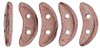 CzechMates Crescent 10 x 3mm : ColorTrends: Saturated Metallic Autumn Maple