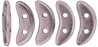 CzechMates Crescent 10 x 3mm : ColorTrends: Saturated Metallic Almost Mauve