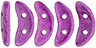 CzechMates Crescent 10 x 3mm : ColorTrends: Saturated Metallic Spring Crocus