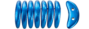 CzechMates Crescent 10 x 3mm : ColorTrends: Saturated Metallic Galaxy Blue
