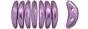 CzechMates Crescent 10 x 3mm : ColorTrends: Saturated Metallic Grapeade
