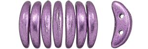 CzechMates Crescent 10 x 3mm Tube 2.5" : ColorTrends: Saturated Metallic Grapeade