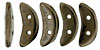 CzechMates Crescent 10 x 3mm : Dk Bronze