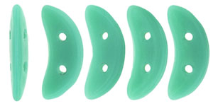 CzechMates Crescent 10 x 3mm : Turquoise