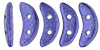 CzechMates Crescent 10 x 3mm : ColorTrends: Saturated Metallic Violet
