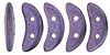 CzechMates Crescent 10 x 3mm : ColorTrends: Saturated Metallic Purple